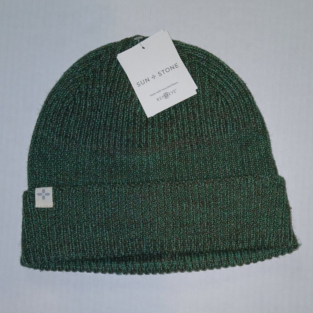 sun + stone knit beanie